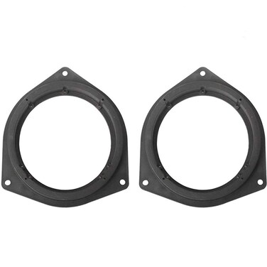 Orgrimmar 2 Pcs 65 Plastic Car Speaker Spacers Adapter Black Mounting Spacer Adaptor Ring for ToyotaCrownReizBYD F3