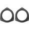 Orgrimmar 2 Pcs 65 Plastic Car Speaker Spacers Adapter Black Mounting Spacer Adaptor Ring for ToyotaCrownReizBYD F3