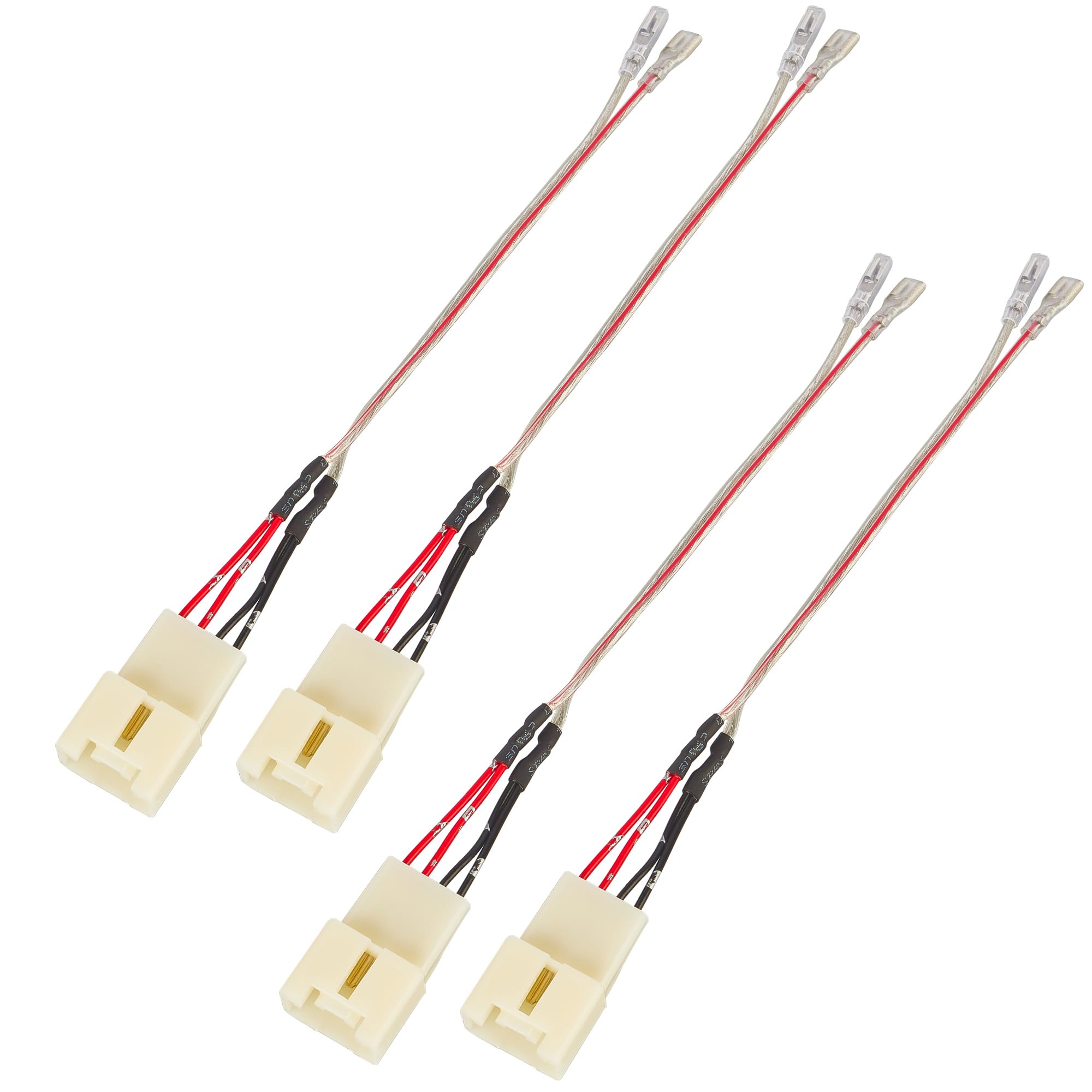 Red Wolf Red Wolf Front Rear Door Speaker Wiring Harness Adapter Connector Plug