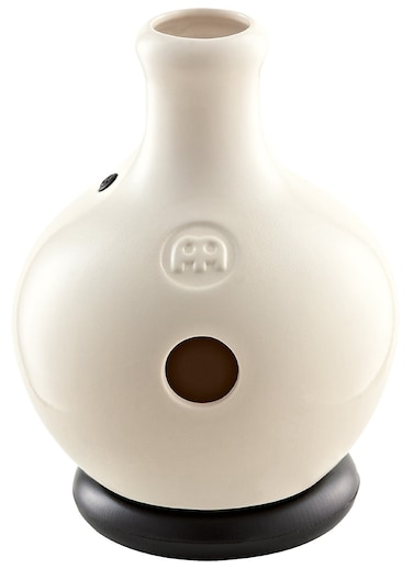 Meinl Percussion Quinto Ibo Drum  Instrument with Builtin Microphone Hole  Ceramic White ID10WH
