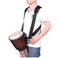 Starsouce Adjustable Djembe Shoulder Strap Thick Pad African Hand Drum Sling Comfort Percussion Instrument Belt