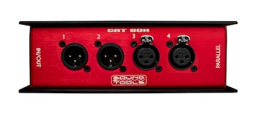 Sound Tools CAT Box MFX  2 Male 2 Female XLR Stage Box with Analog Audio Over Shielded CAT Cable Send 4 Channels of Audio DMX ClearCom or AES