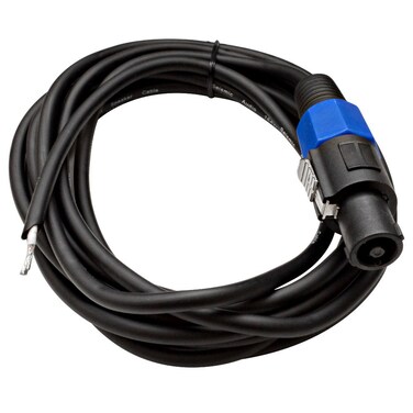 Seismic Audio SPRW15 15Feet Raw Wire to Speakon Speaker Cable 16 Guage PADJHome Audio
