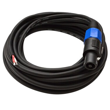 Seismic Audio SPRW25 25Feet Raw Wire to Speakon Speaker Cable 16 Guage PADJHome Audio