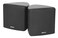 Rockville Cube Black Pair of 35 Black Home Theater Wall SpeakersSwivel Brackets