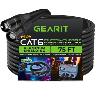 GearIT CAT6 Shielded Ethercon RJ45 Cable
