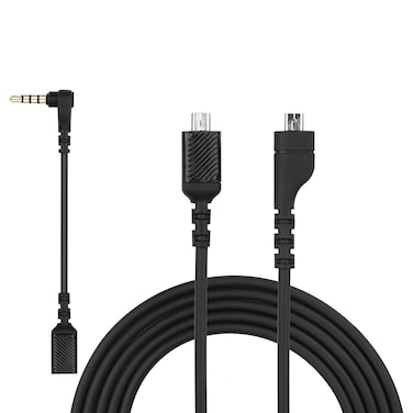 weishan Arctis 3 Arctis 5 Cable LOL PARTY Aux Cord Replacement for SteelSeries Arctis 3 5 7 Arctis Pro and Arctis Pro  GameDac Headset Detachable Audio Cable 5ft