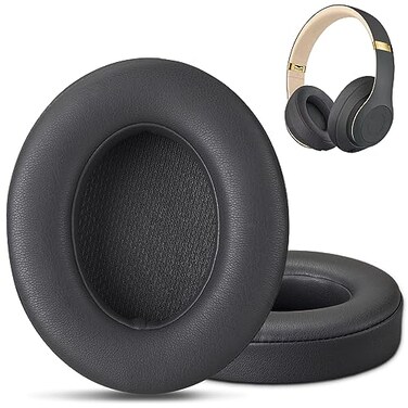 Replacement for Beats Studio 3 Replacement Ear Pads Grey Beats Studio Wireless Replacement Ear Pads Earpads for Beats Studio 3 Beats Studio 2Beats Studio 3 Wireless Ear Cushions Titanium Grey