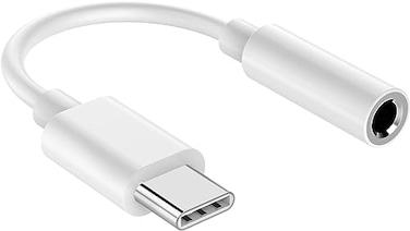 ZENVAN USB C to 35mm Headphone Jack Adapter for iPhone 15 USB C to Aux Audio Dongle Cable Cord Compatible with iPad ProSamsung GalaxyPixel Type C Devices White
