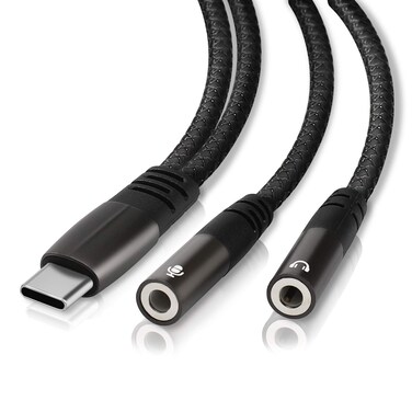 USB C Microphone Adapter USB C to 35mm Combo 35mm Hi Fi Audio  Mic Jack Splitter Compatible with iPhone 15 Pro Max15 Pro15 PlusiPad ProAir MacBook Pixel 7 6 Pro Galaxy S23 S22 Note 20 Ultra