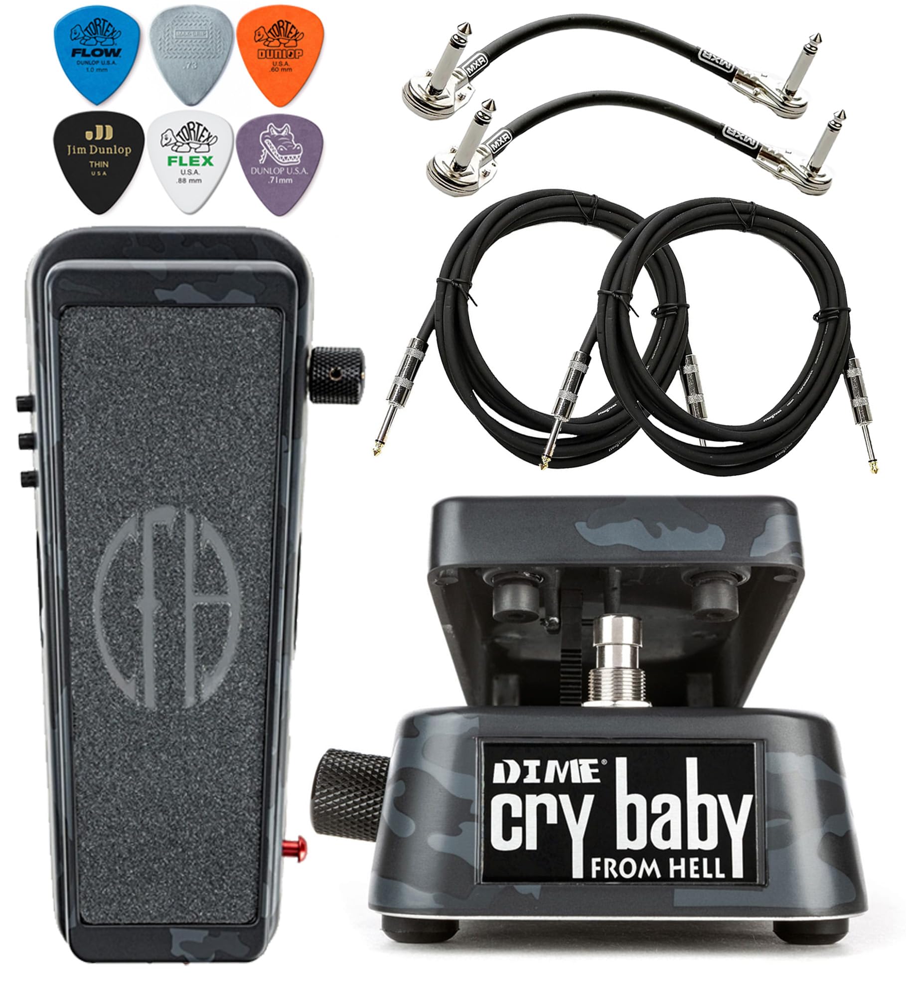 Tonebird Tonebird Dunlop DB01b Dime Cry Baby From Hell Wah Effects Pedal Cable Mxr Patch Dunlop Pi