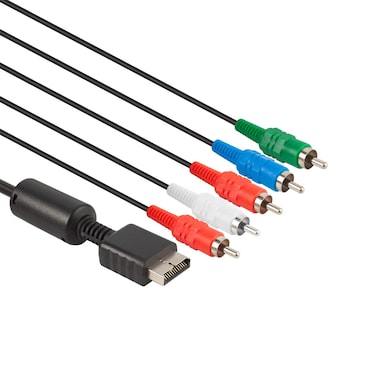 TENINYU TENINYU Compatible with PS2PS3PS3 Slim HDTVReady TV HD Component AV Cable 5Wire