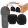 Boseen Foam Microphone Windscreen for Blue Yeti  Professional Pop Filter for 25 Inch Diameter Microphones Sponge Mic Cover 2Pcs