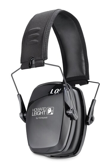 Howard Leight by Honeywell Leightning L0F Folding Ultraslim Shooting Earmuff R01523 Black