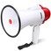 Croove Megaphone Bullhorn  Bull Horn Loud Speaker with Siren for Kids and Adults  30 Watt Lightweight Mega Phone  800 Yard Range Megaphone with Siren  Cheering