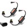dawfall 2 PCS Car H139008 LED Light Decoder Radio Audio LED Filter Adapter LED Harness Flashing Fault Warning Error Decoder Universal for Car LED Interference Elimination Accessories Black