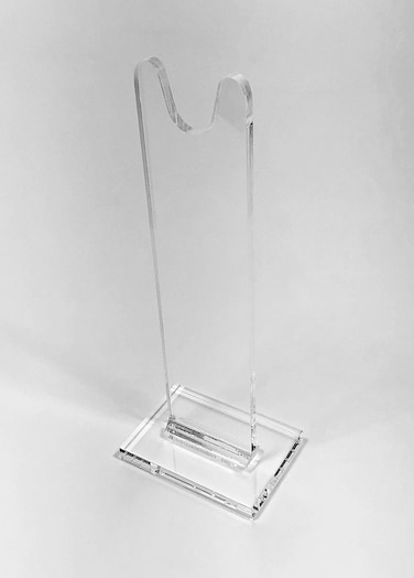 Clearco Single Clear Acrylic Sword StandIndividual Units for displaying Angled or Straight Antique and Collectible SwordsOrder Two 9 Inch