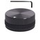 Szliyands 40 x 18mm Aluminum Alloy Potentiometer Control Knob Volume Audio Electric Guitar Bass Screw Type for 6mm Diameter Shaft Black