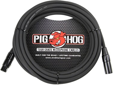 Pig Hog PHM15 High Performance 8mm XLR Microphone Cable 15 Feet