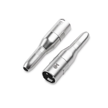 Cable Matters 2Pack XLR to 14 Adapter 14 to XLR Adapter