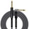 KIRLIN Cable IWB202BFGL10CA 10Feet Premium Plus Instrument Cable Carbon Gray Woven Jacket