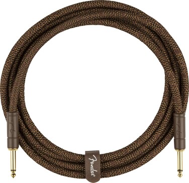 Fender Paramount Acoustic Instrument Cable StraightStraight Brown 10ft