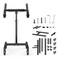 SYBECHATF Guitar Amplifier Stand Amplifier Speaker Stand Combination Stand or Adjustable Mobile Amplifier Tilt Back Stand