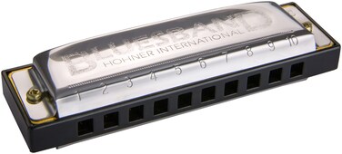 Hohner 1501BX Bluesband Key of C HarmonicaBlack