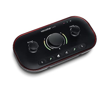 Focusrite AMSVOCASTERTWO Audio Interface Vocaster Two Black