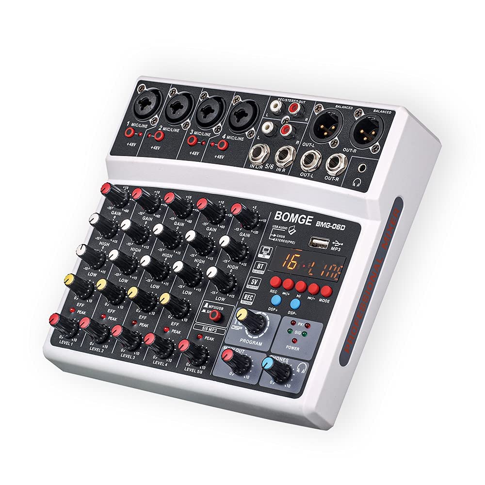 بومجي Bomge 6 Channel Audio Sound Mixer