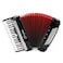 Rowadtim Accordion 37 Keys 96 Bass Keyboard Accordion  For Beginners Students and Professionals with Convenient Accordion Strap and Backpack Black