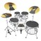 Evans Soundoff Drum Mute Pads  Full Box Drum Pad Set  Drum Mutes Pack  3 Cymbals 4 TomSnare  1 Bass Drum Mute  Great for Silencing Drum Kits to Practice  Rock Box Set  8Pack