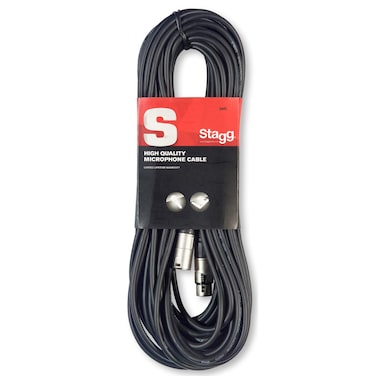Stagg 10m XLR to XLR Plug Microphone Cable