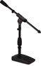 Gator Frameworks Short Weighted Base Microphone Stand With Soft Grip Twist Clutch Boom Arm And Both 38 58 Mounts Dimensions  45 X 8 GfwMic0821