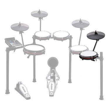 Alesis Drums Nitro Max Expansion Pack  Electric Drum Set Expansion for Nitro Max Kit with Mesh Tom Pad 10 Cymbal with Choke and Connection Cables