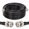 MOOKEERF BNC Male to BNC Male Coaxial Cable 50 ohm RG8X Coax Cable Ultra Low Loss BNC Jumper Cable for Antenna RF Radio Modem Oscilloscope Spectrum Analyzer Signal Generator 75FT