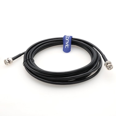 Eonvic RG223 50ohm 6G HD SDI BNC Shielded RF Coaxial Cable for 4K Video Cameras 5M WW32BNC