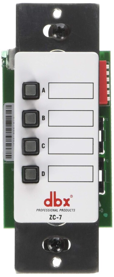 dbx ZC7 WallMounted Zone Controller