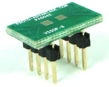 Qty 3 ProtoAdvantage PA0042 VSSOP8 to DIP8 SMT Adapter 05 mm Pitch