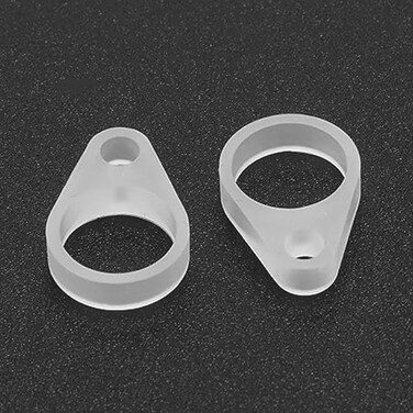 SOUNDLINK Silicone Loops BTE Hearing Aid Clip Adaptor Three Pair 7mm