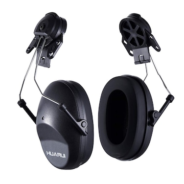 Noise Cancelling Helmet Attachable Ear Muffs Blocking Sound Reduction Ear Protection for Construction SiteAdaptors