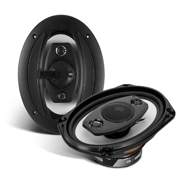Boss Audio Systems Riot Series Car Stereo Door Speakers  500 Watts Max 4 Way Full Range Tweeters CoaxialBlack 6 x 9 InchSold in PairsR94