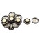 sourcing map uxcell 16pcs 27mm External Magnetic Speaker Loudspeaker 8 Ohm 025W