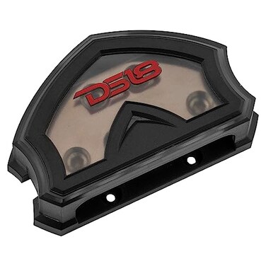 DS18 DB2040 Distribution Block 2X 0GA in 4X 0GA Out  Nickel Plated  Power Ground Distribution Block  Ground Distributor Block for Car Audio RV Motorcycle  2X 0 Gauge in to 4X 0 Gauge Out