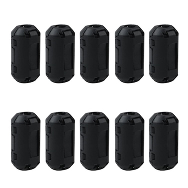 T Tulead Ferrite Chokes Noise Suppressor Cable Clips Ferrite Bead 3mm Snap on Ferrite Clips Ring Core Pack of 10