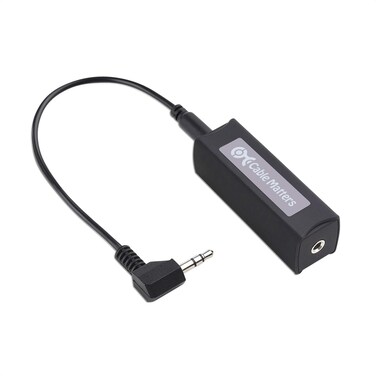 Cable Matters Ground Loop Isolator 35mm Noise Isolator Hum Eliminator for Car Audio and More