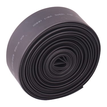 OLIREXD Heat Shrink Tube Wire Wrap Electrical Cable Ratio 21 Heat Shrinkable Shrinking Sleeving Black 6M  20Ft Dia20mm