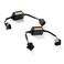 awlbed 2 PCS H139008 Car Led Light Decoder IP67 Waterproof AntiFlicker Radio Audio Led Pulse Signal Propagation Filter Fault Decoder Capacitor Plug Play WiringFree Accessory for Cars Black