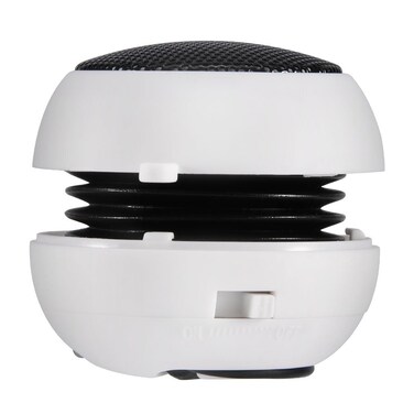 Eboxer Mini Portable Travel Speaker Rechargeable Speaker with 35mm Audio Jack for iPod MP3 MP4 MP5 Cell Phones Computers etcWhite