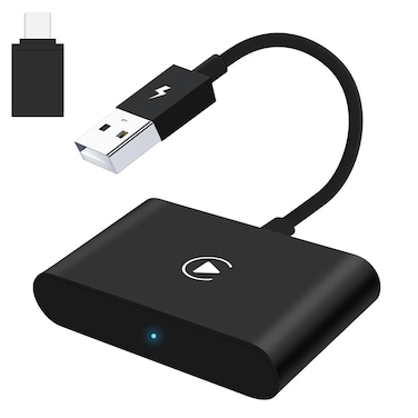 CPCGER Wireless Carplay Adapter iPhone Carplay Wireless Adapter Convert Wired to Wireless CarPlay Dongle for Wireless Control Plug  Play Fit for Cars from 2015  iPhone